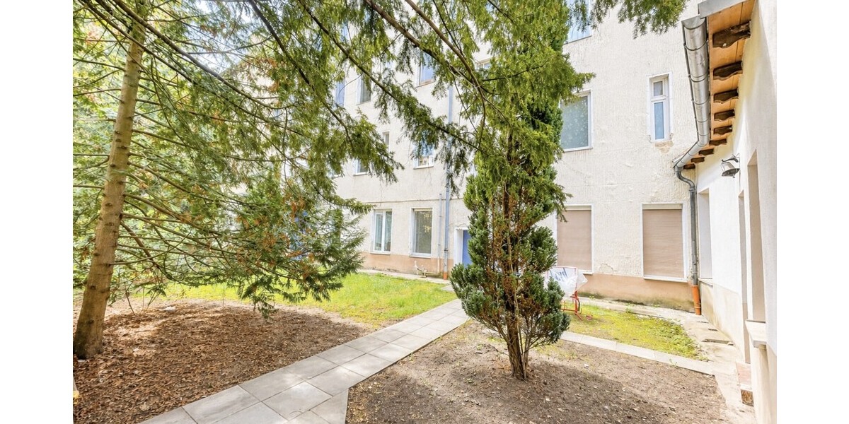 Rückseite vom MFH - Hinterhof / Gartenbereich