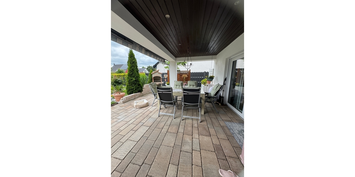 Überdachte Terrasse