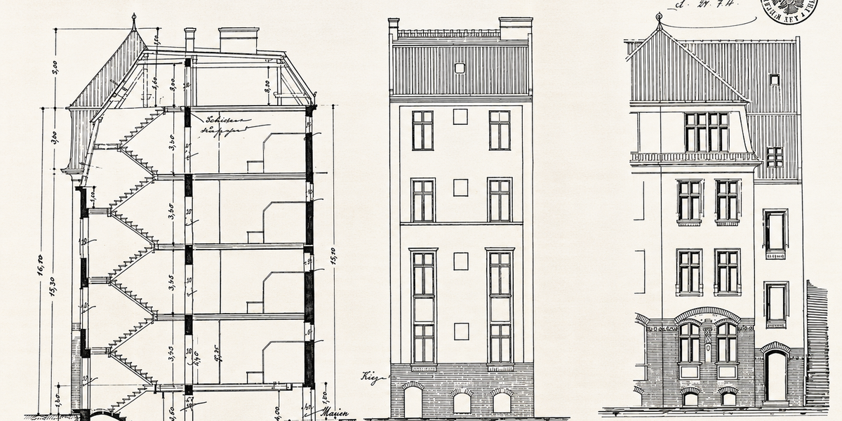 Architekturzeichnung